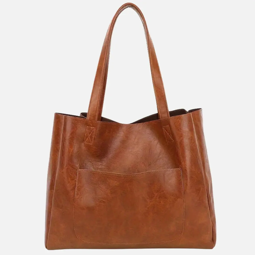 Nadezhda Damska Torebka Shopper ze Skóry PU | Minimalistyczna i Pojemna Butik Modowy