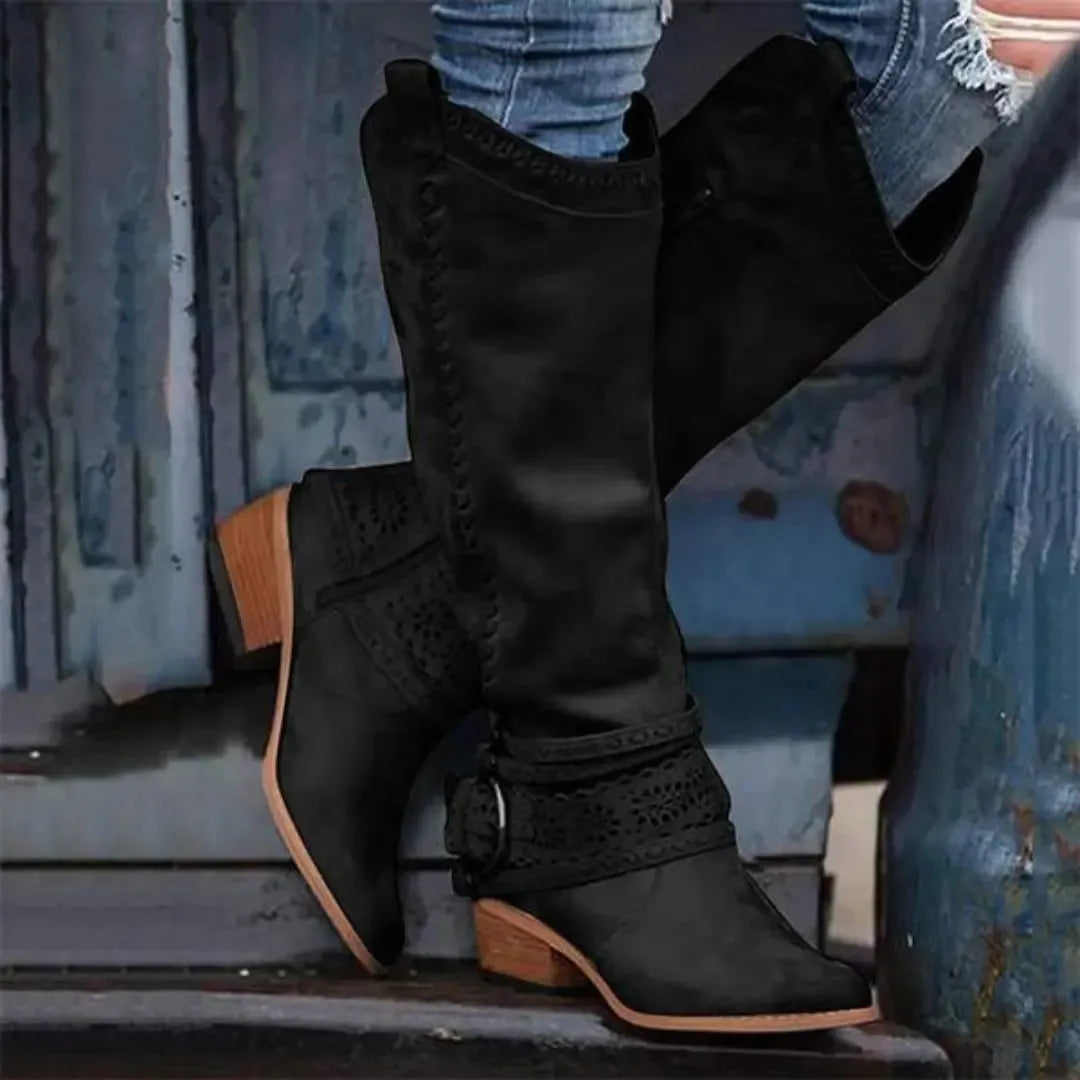 Nadzia Eleganckie Botki Damskie | Komfort i Styl Butik Modowy