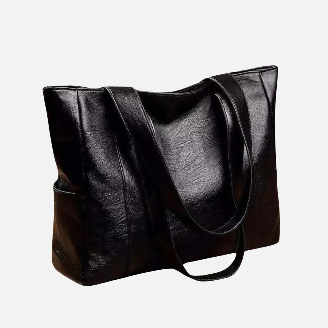 Olesya Damska Torebka Shopper Vintage ze Skóry Ekologicznej | Pojemna i Elegancka Butik Modowy