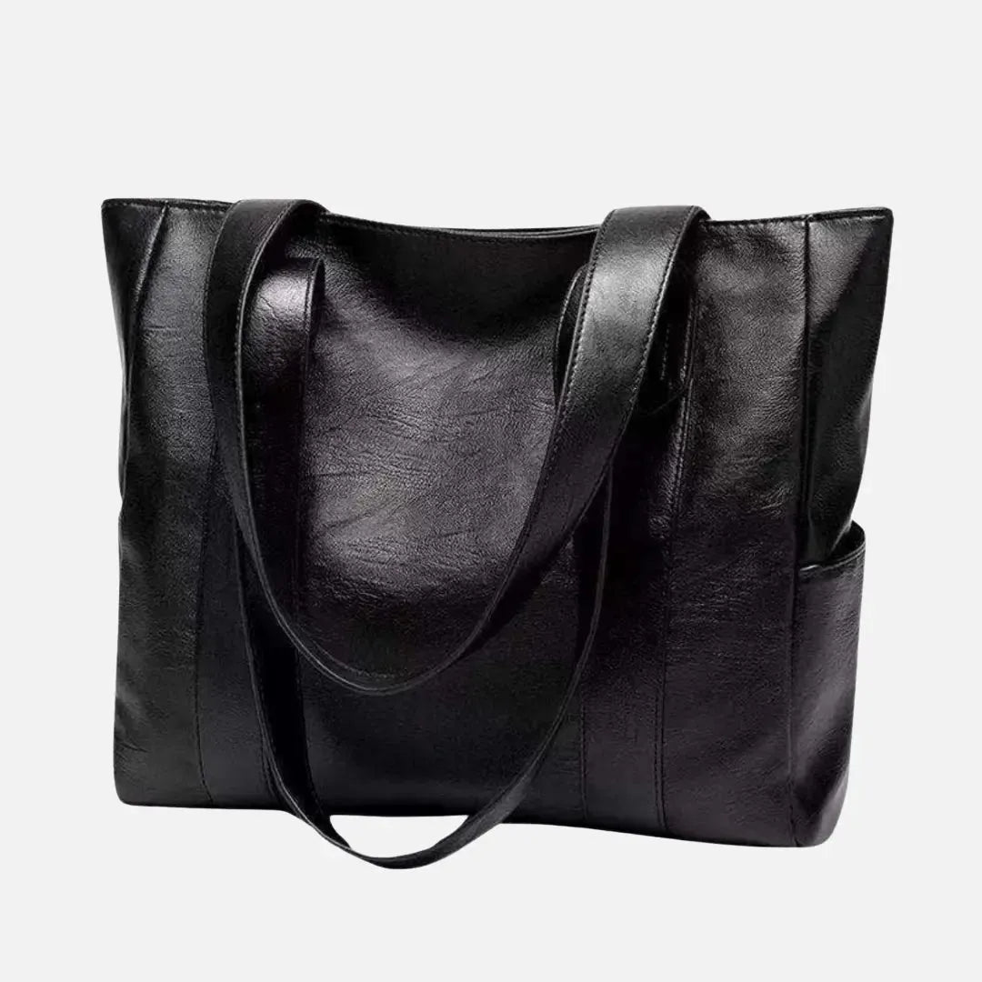 Olesya Damska Torebka Shopper Vintage ze Skóry Ekologicznej | Pojemna i Elegancka Butik Modowy