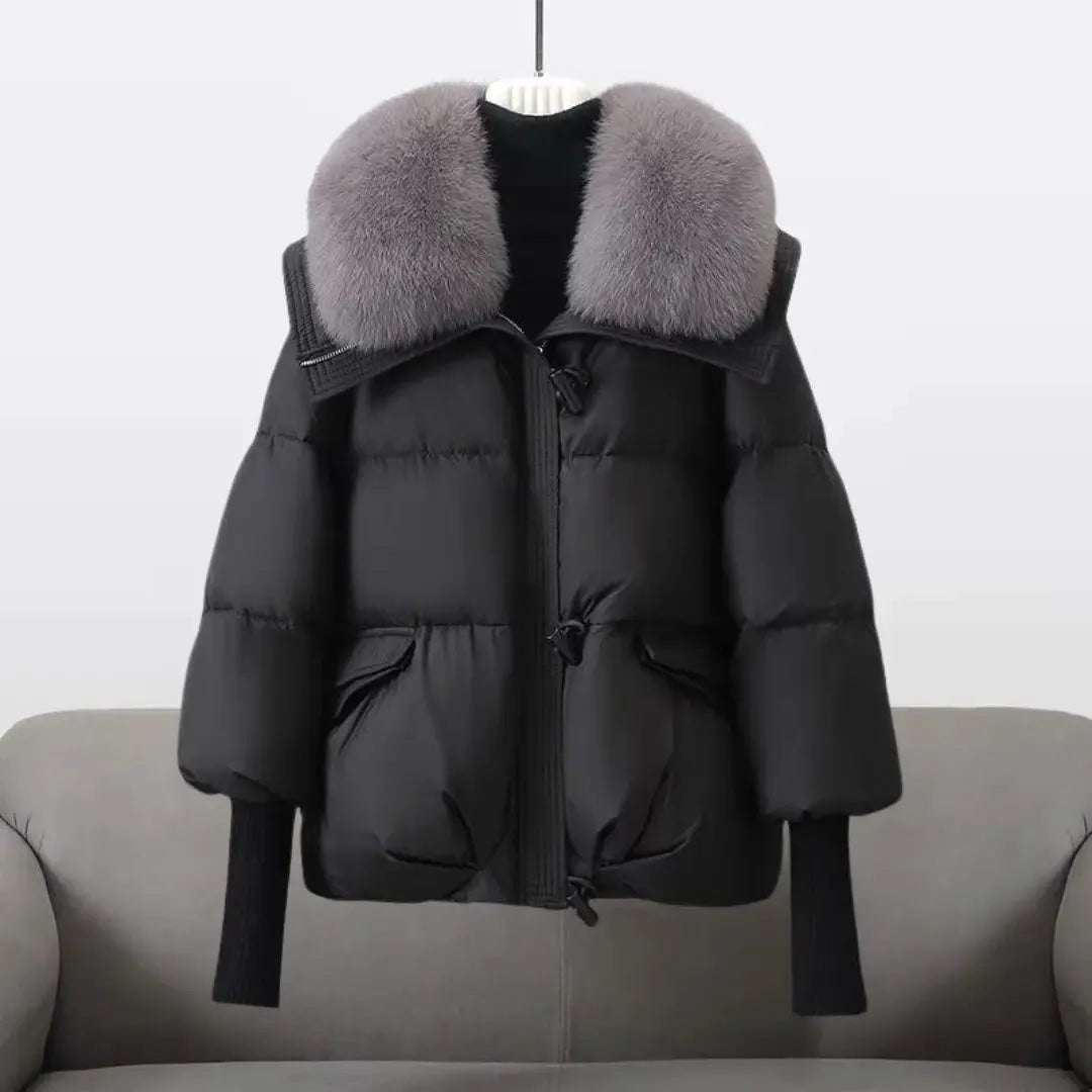 Pauline Pikowana Kurtka Zimowa Damska | Ciepła i elegancka Butik Modowy