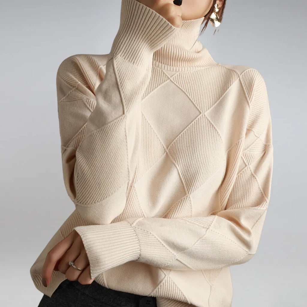Rafaly Golfowy Sweter Damski | Ciepły i Elegancki Butik Modowy