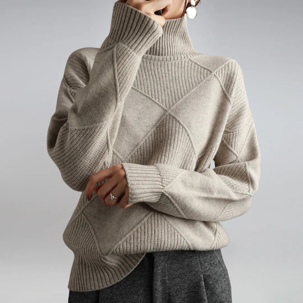 Rafaly Golfowy Sweter Damski | Ciepły i Elegancki Butik Modowy