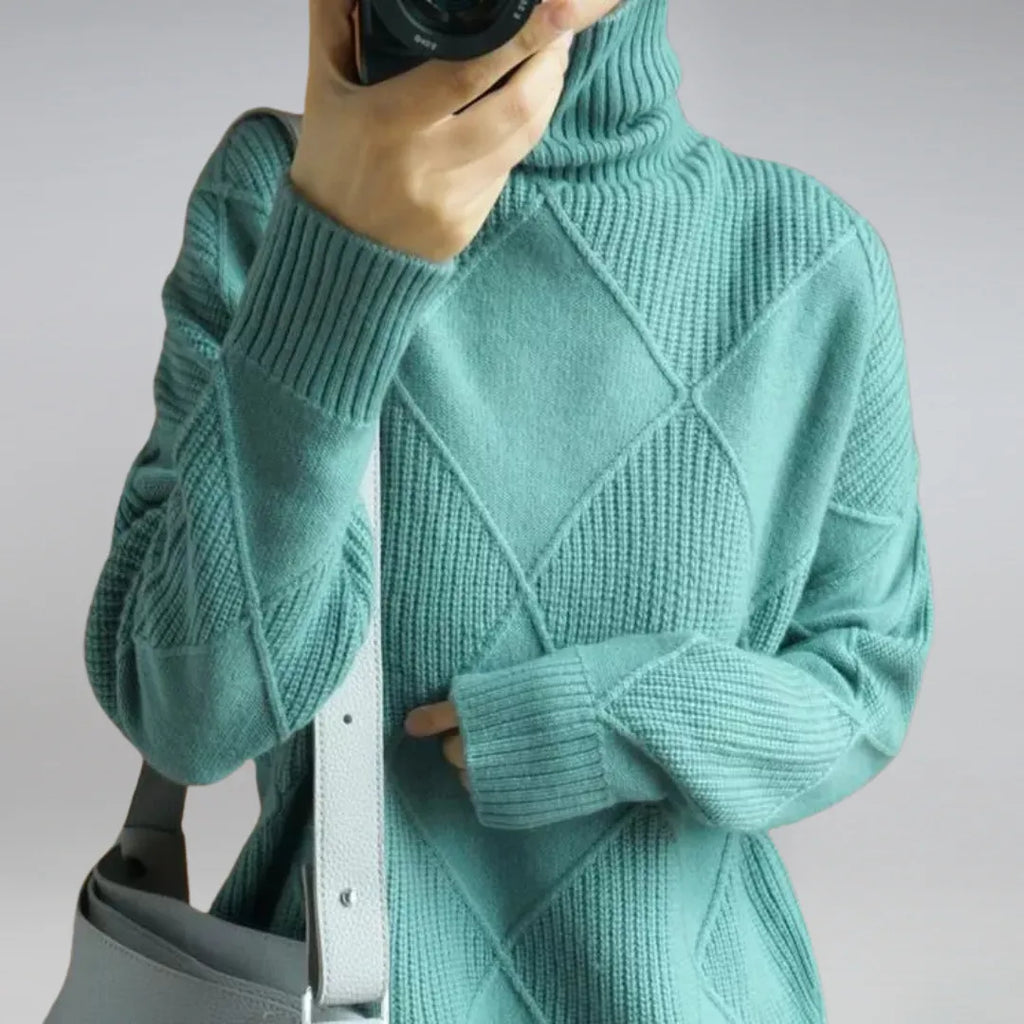 Rafaly Golfowy Sweter Damski | Ciepły i Elegancki Butik Modowy