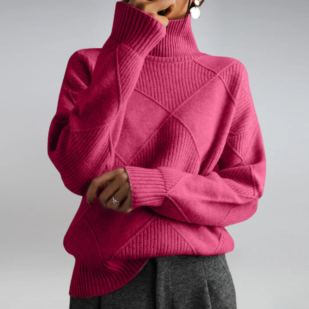 Rafaly Golfowy Sweter Damski | Ciepły i Elegancki Butik Modowy