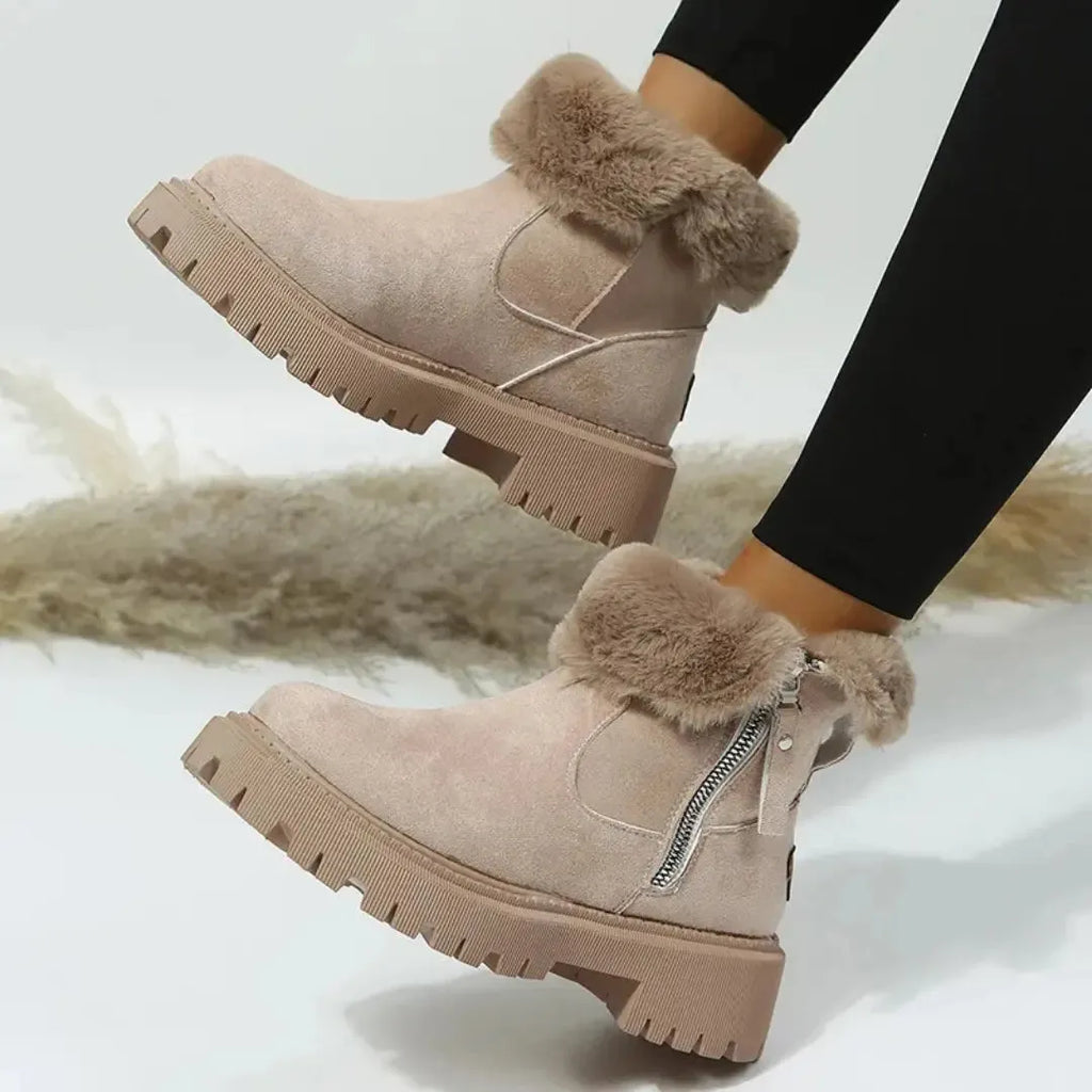 Roksana Damskie Botki Zimowe | Ciepłe i Antypoślizgowe Butik Modowy