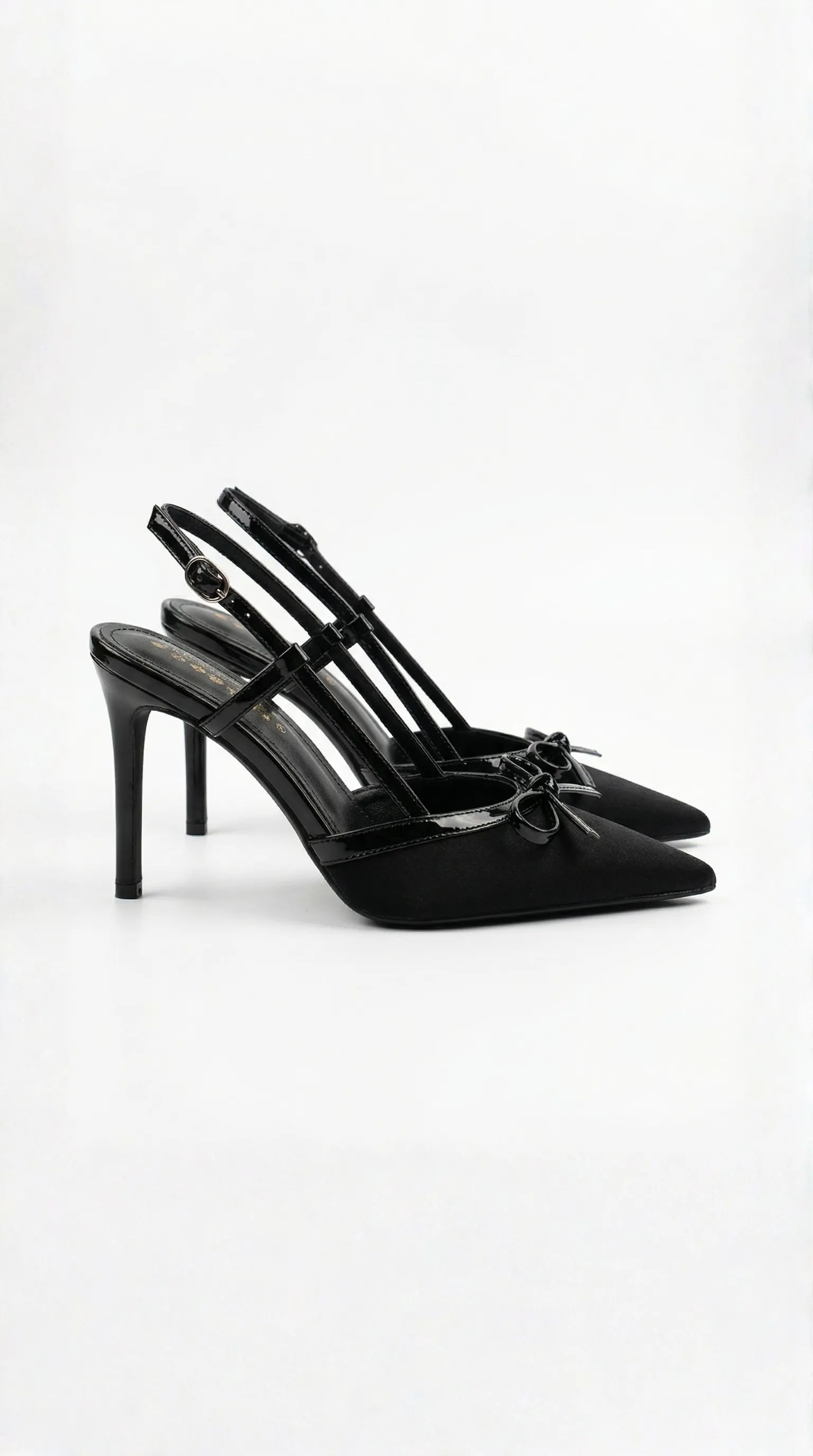Rosa Mae Czółenka Damskie | Satynowe z Kokardką, Wysoki Obcas 9 cm Butik Modowy