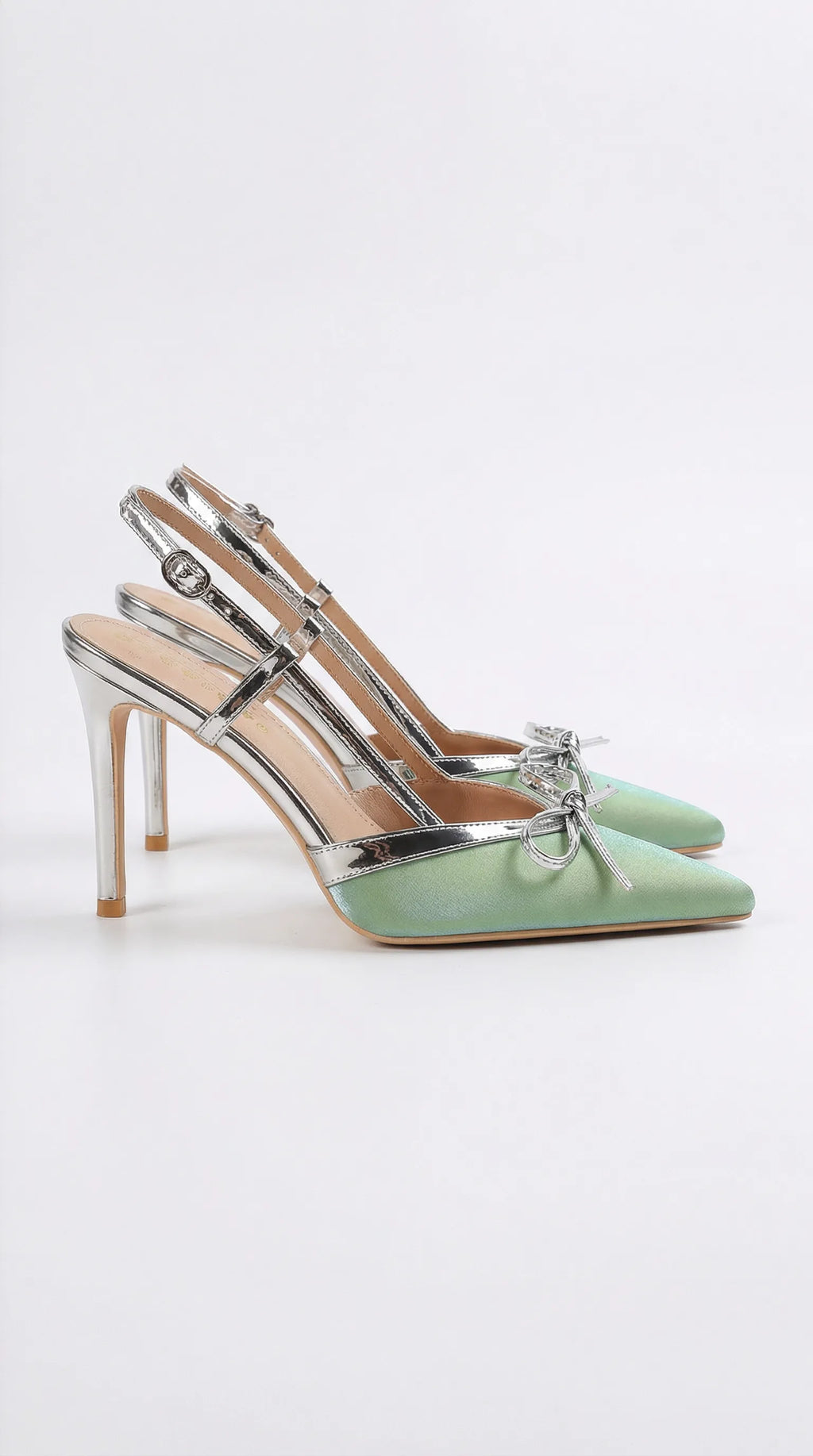 Rosa Mae Czółenka Damskie | Satynowe z Kokardką, Wysoki Obcas 9 cm Butik Modowy