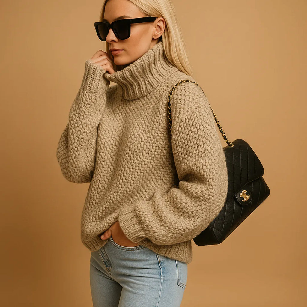 Sabinka Dziany Sweter Damski | Ciepły i Wygodny Butik Modowy