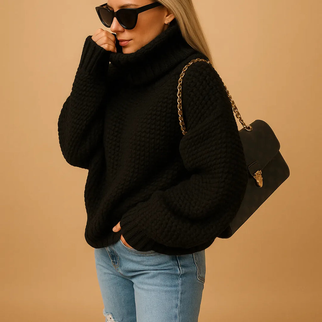 Sabinka Dziany Sweter Damski | Ciepły i Wygodny Butik Modowy