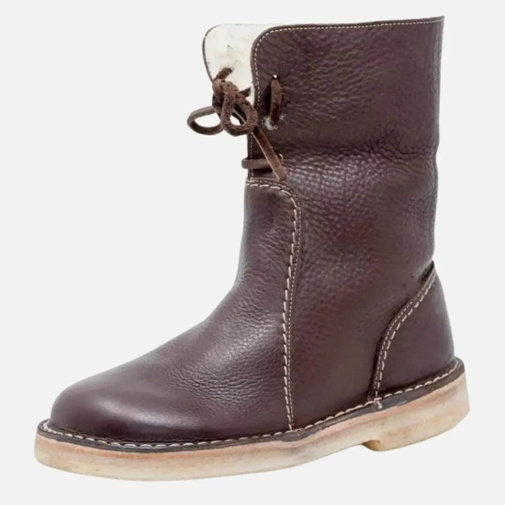 Stefcia Ocieplane Botki Zimowe Damskie | Polarowe i Antypoślizgowe Butik Modowy