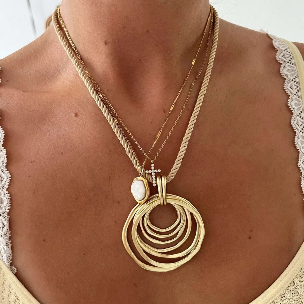 Tomsia Naszyjnik z Muszelkami | Naturalny Boho Styl Butik Modowy