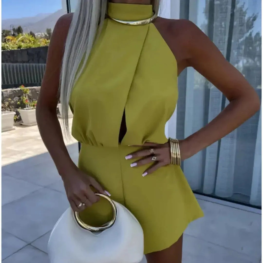 Valeria | Nowoczesny halter damski na szyję | Wyjątkowa elegancja Butik Modowy