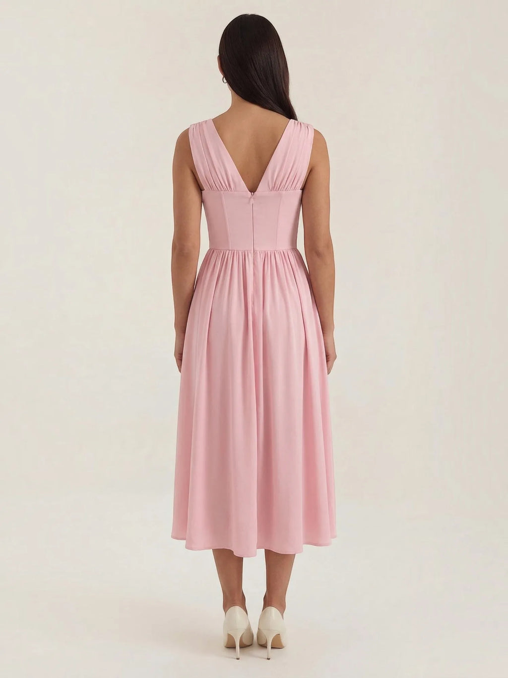 Cassiopeia – letnia sukienka midi damska | Butik Modowy