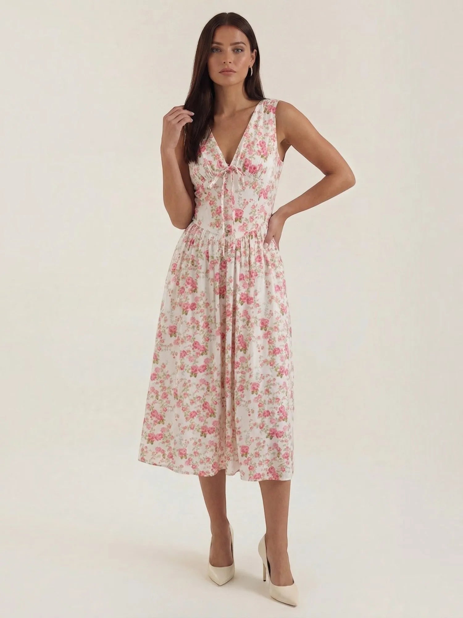 Cassiopeia – letnia sukienka midi damska | Butik Modowy