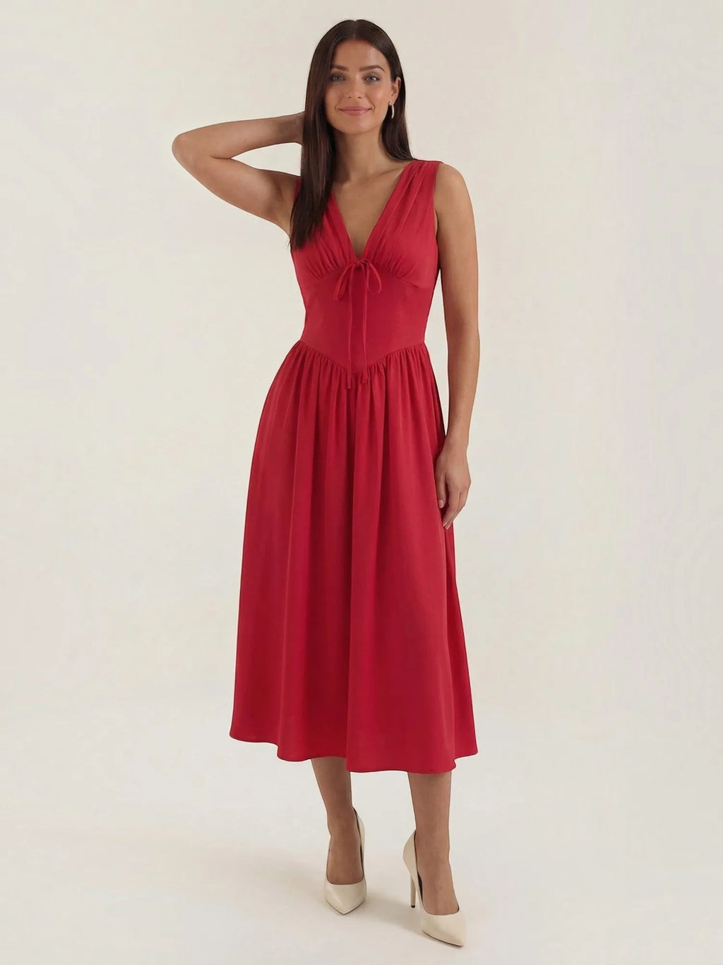 Cassiopeia – letnia sukienka midi damska | Butik Modowy