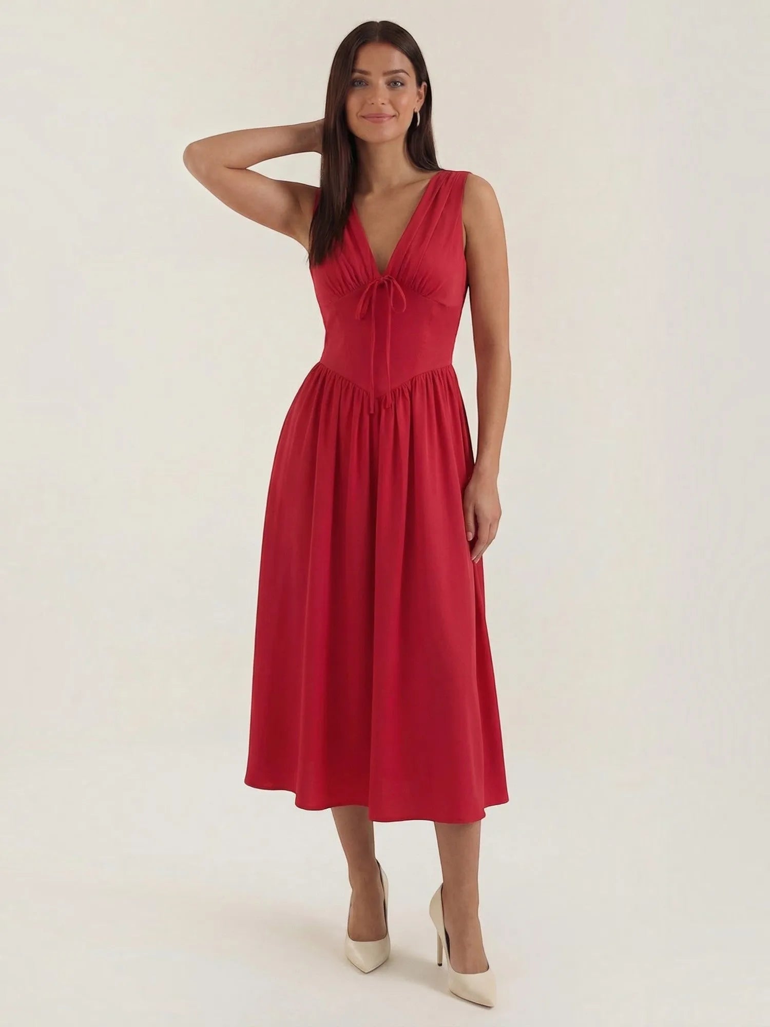 Cassiopeia – letnia sukienka midi damska | Butik Modowy