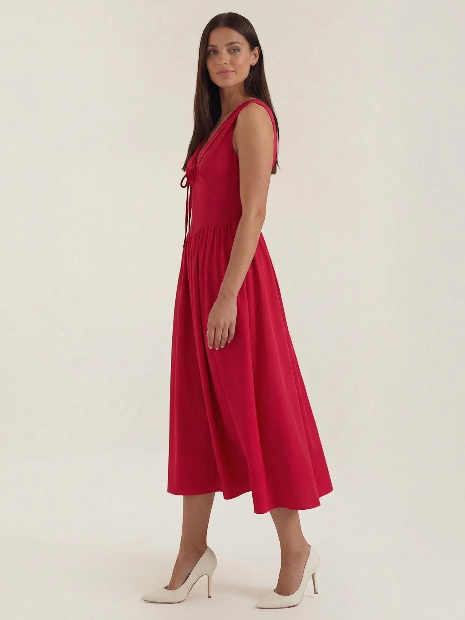 Cassiopeia – letnia sukienka midi damska | Butik Modowy