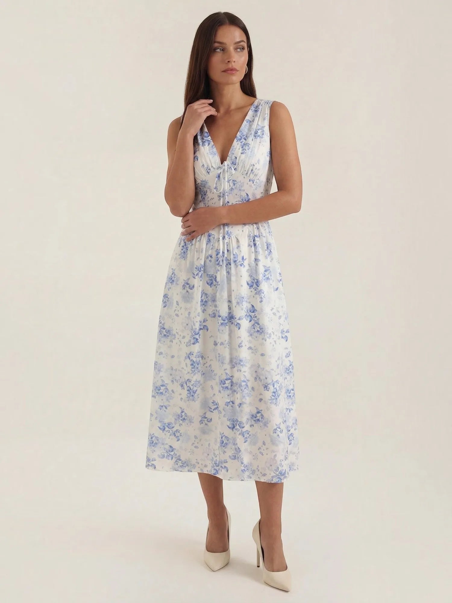 Cassiopeia – letnia sukienka midi damska | Butik Modowy