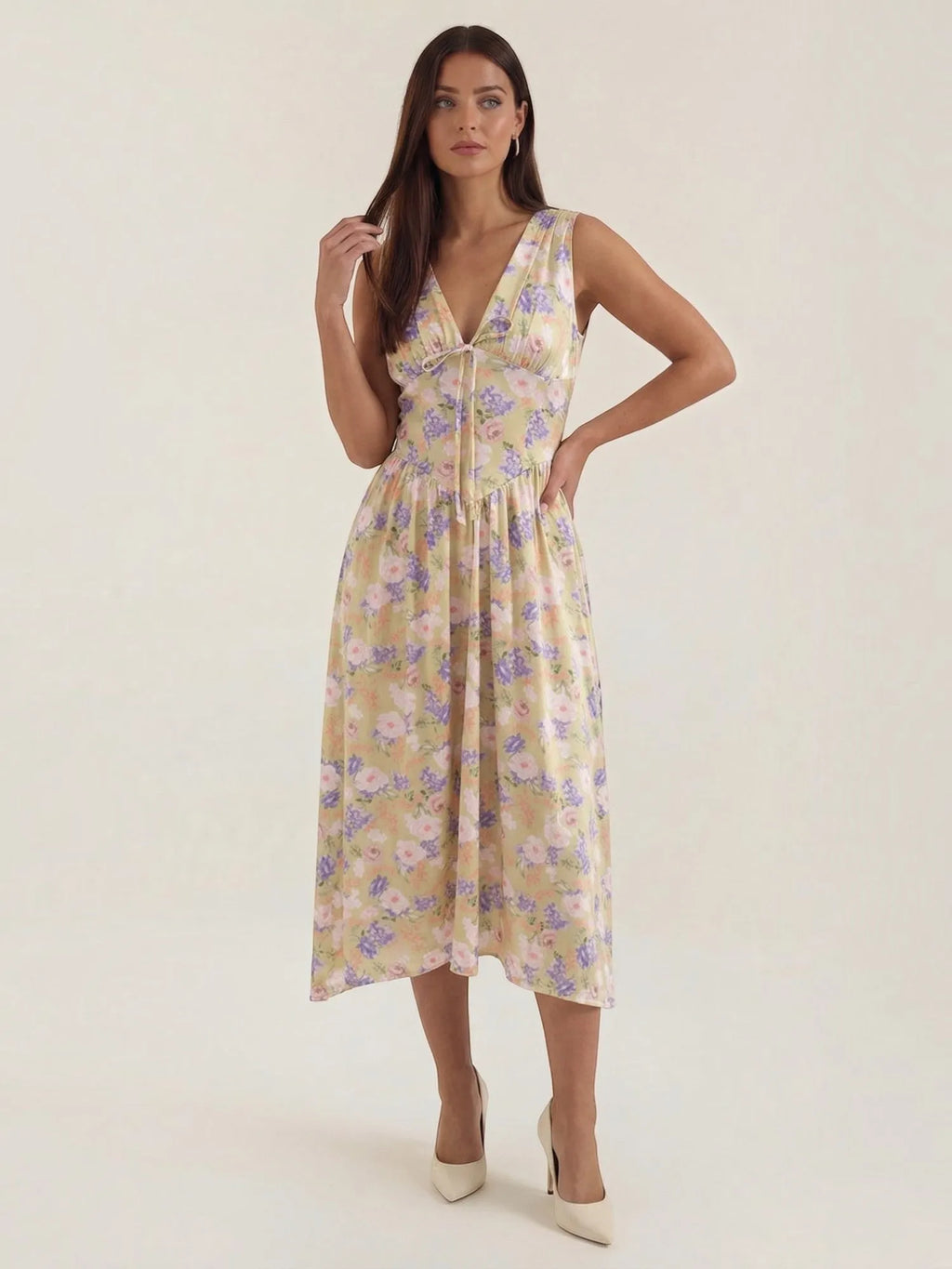 Cassiopeia – letnia sukienka midi damska | Butik Modowy