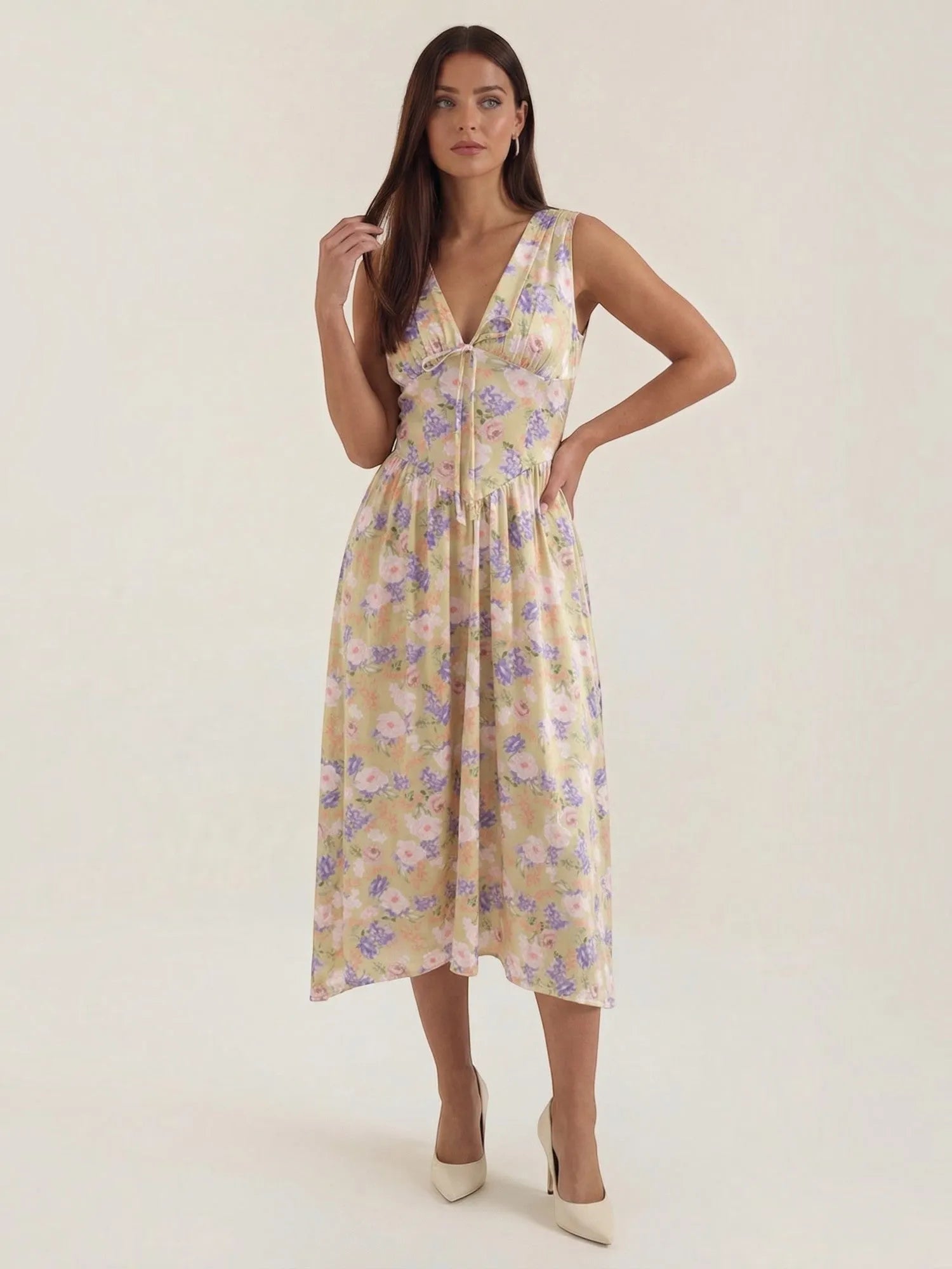 Cassiopeia – letnia sukienka midi damska | Butik Modowy