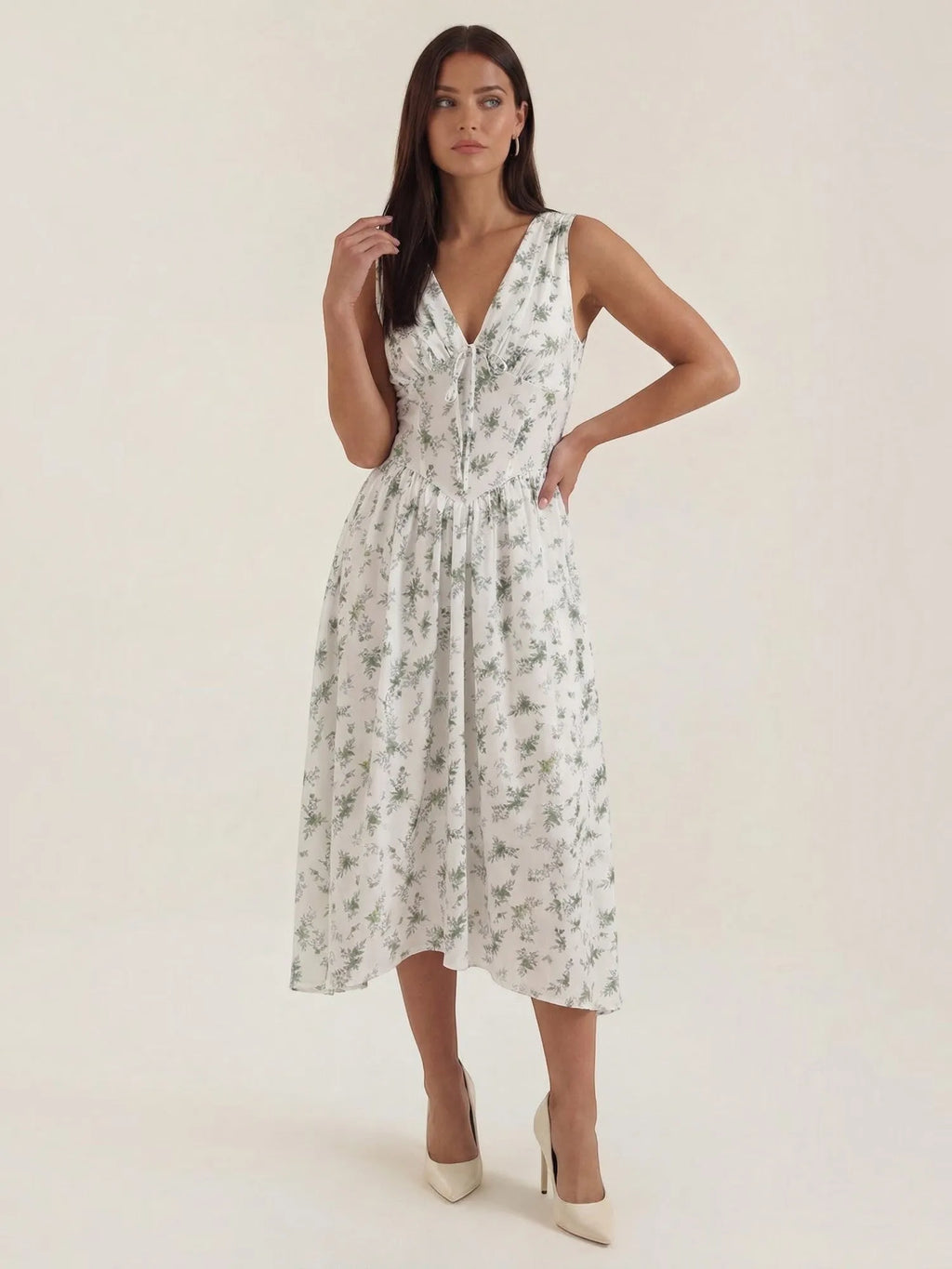 Cassiopeia – letnia sukienka midi damska | Butik Modowy