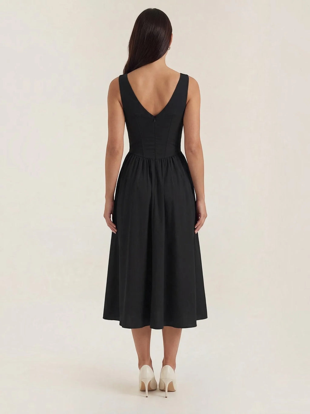 Cassiopeia – letnia sukienka midi damska | Butik Modowy