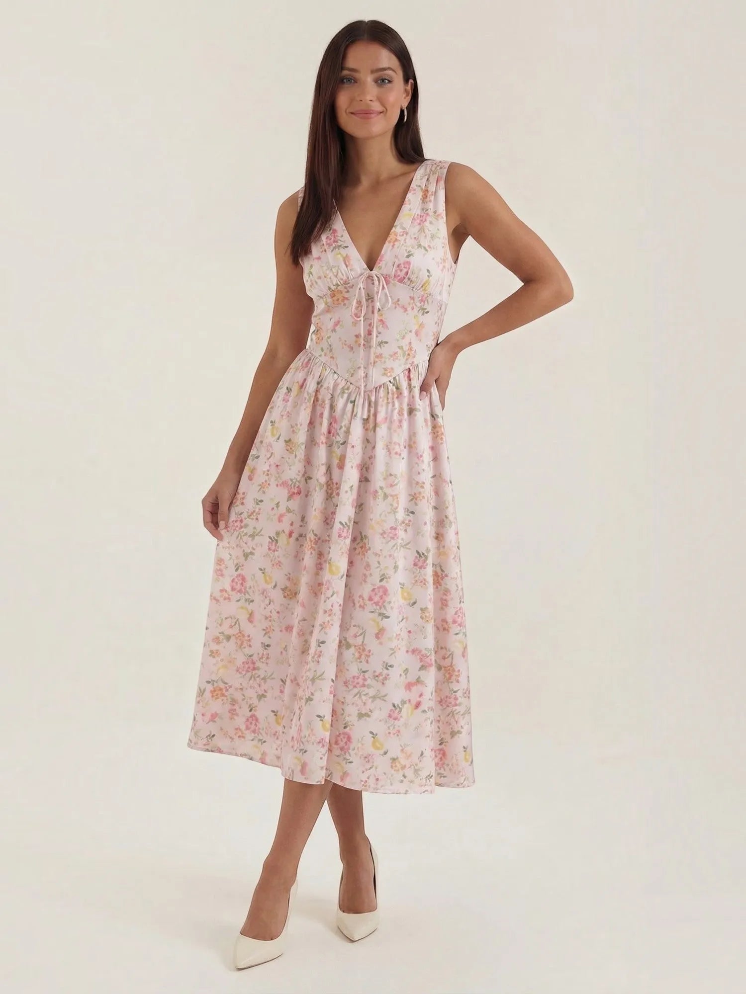Cassiopeia – letnia sukienka midi damska | Butik Modowy