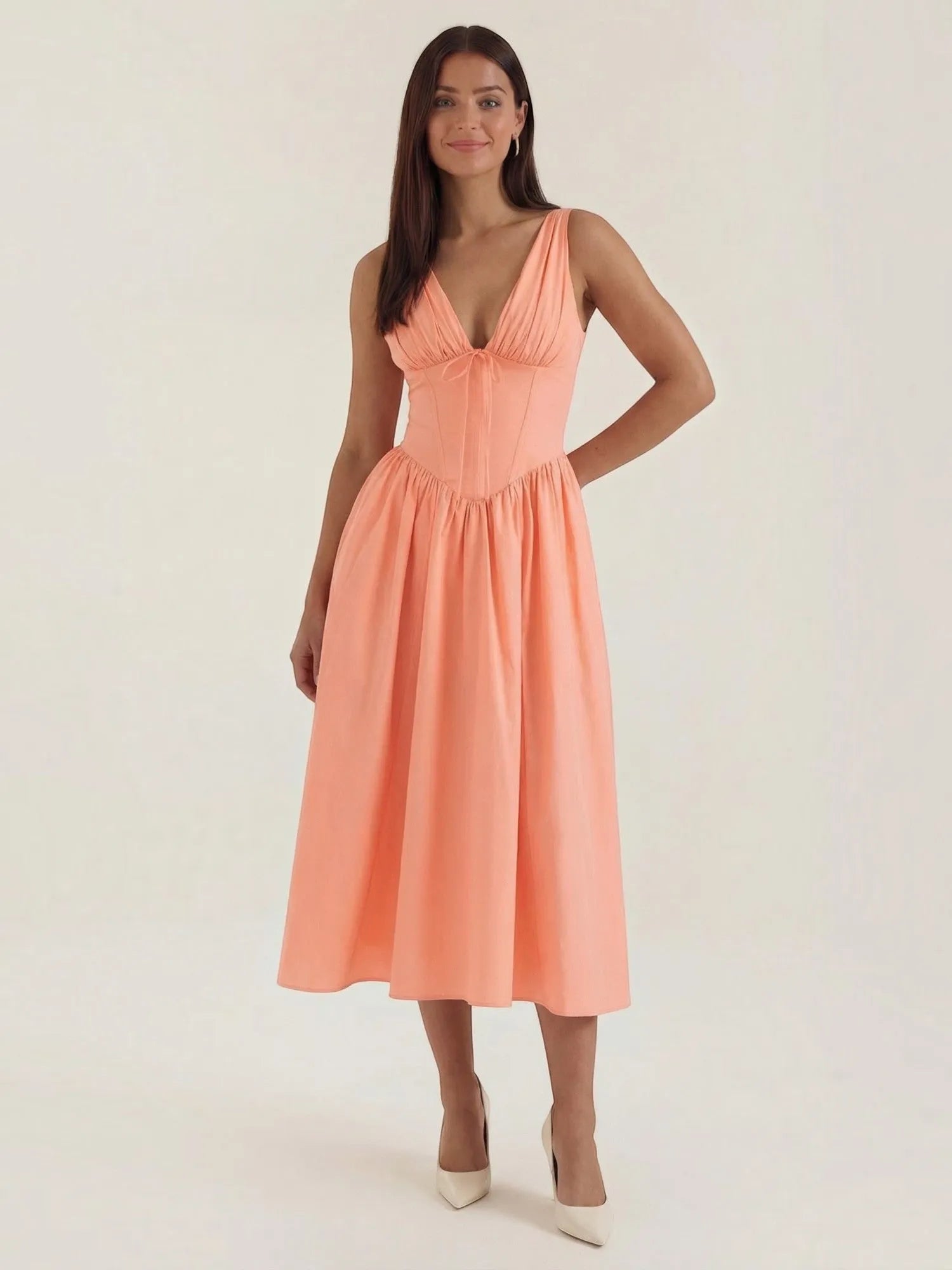 Cassiopeia – letnia sukienka midi damska | Butik Modowy