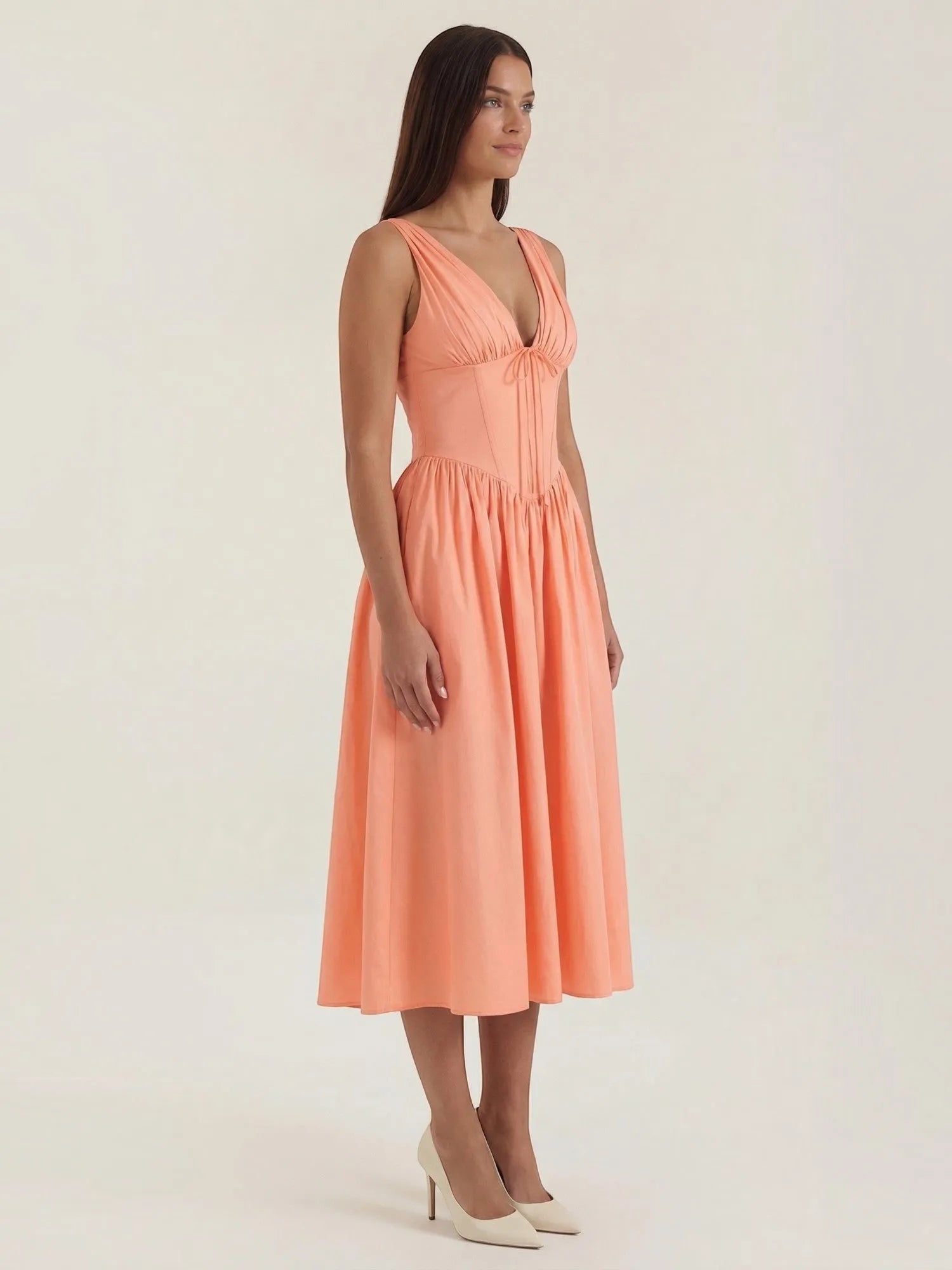 Cassiopeia – letnia sukienka midi damska | Butik Modowy