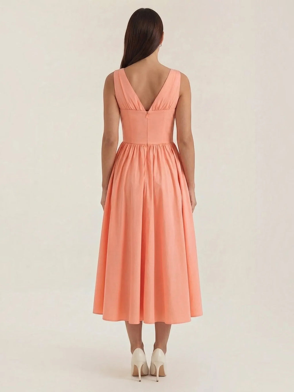 Cassiopeia – letnia sukienka midi damska | Butik Modowy