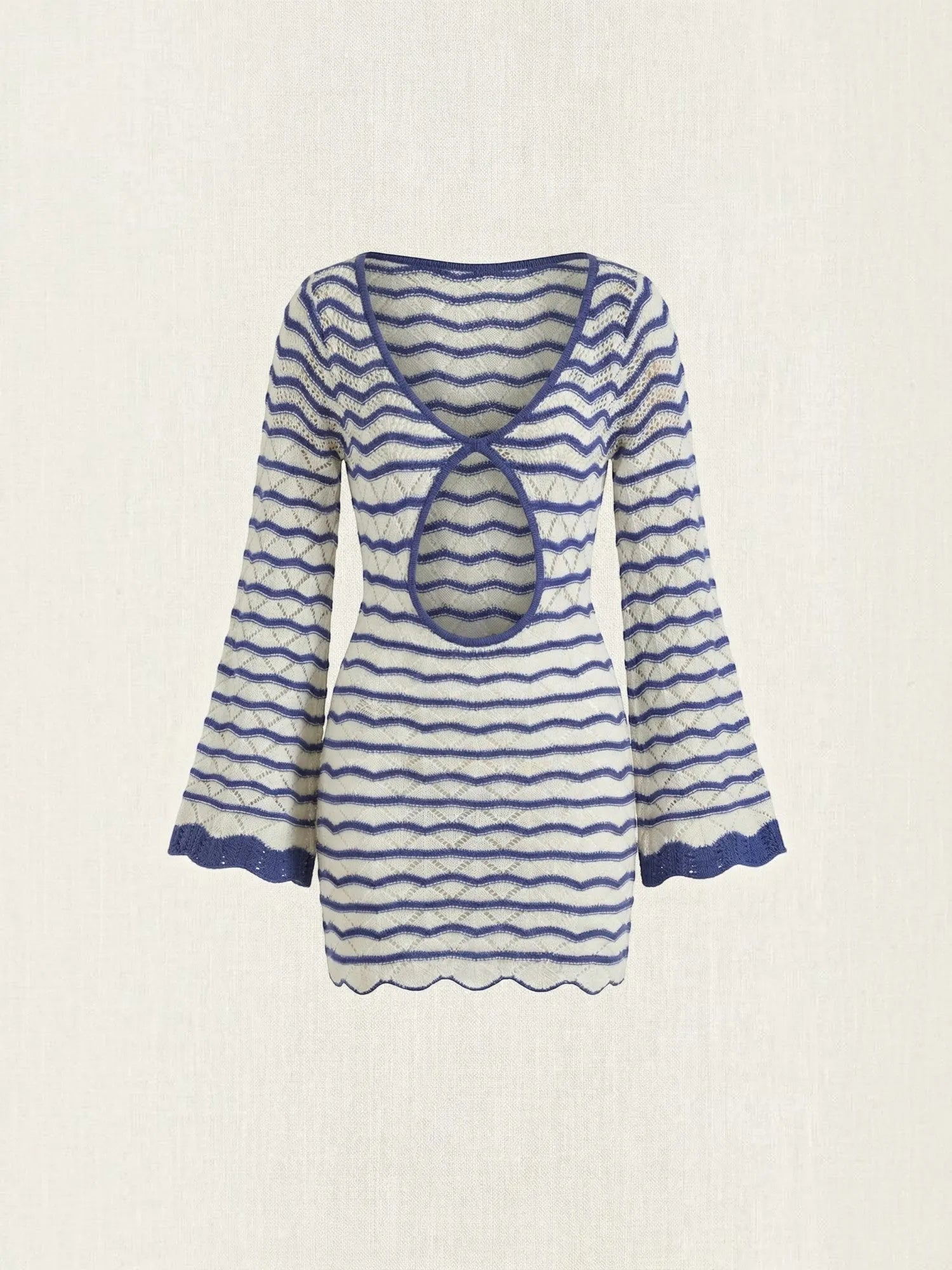 Corinne – szydełkowa sukienka mini damska, ażurowa | Butik Modowy