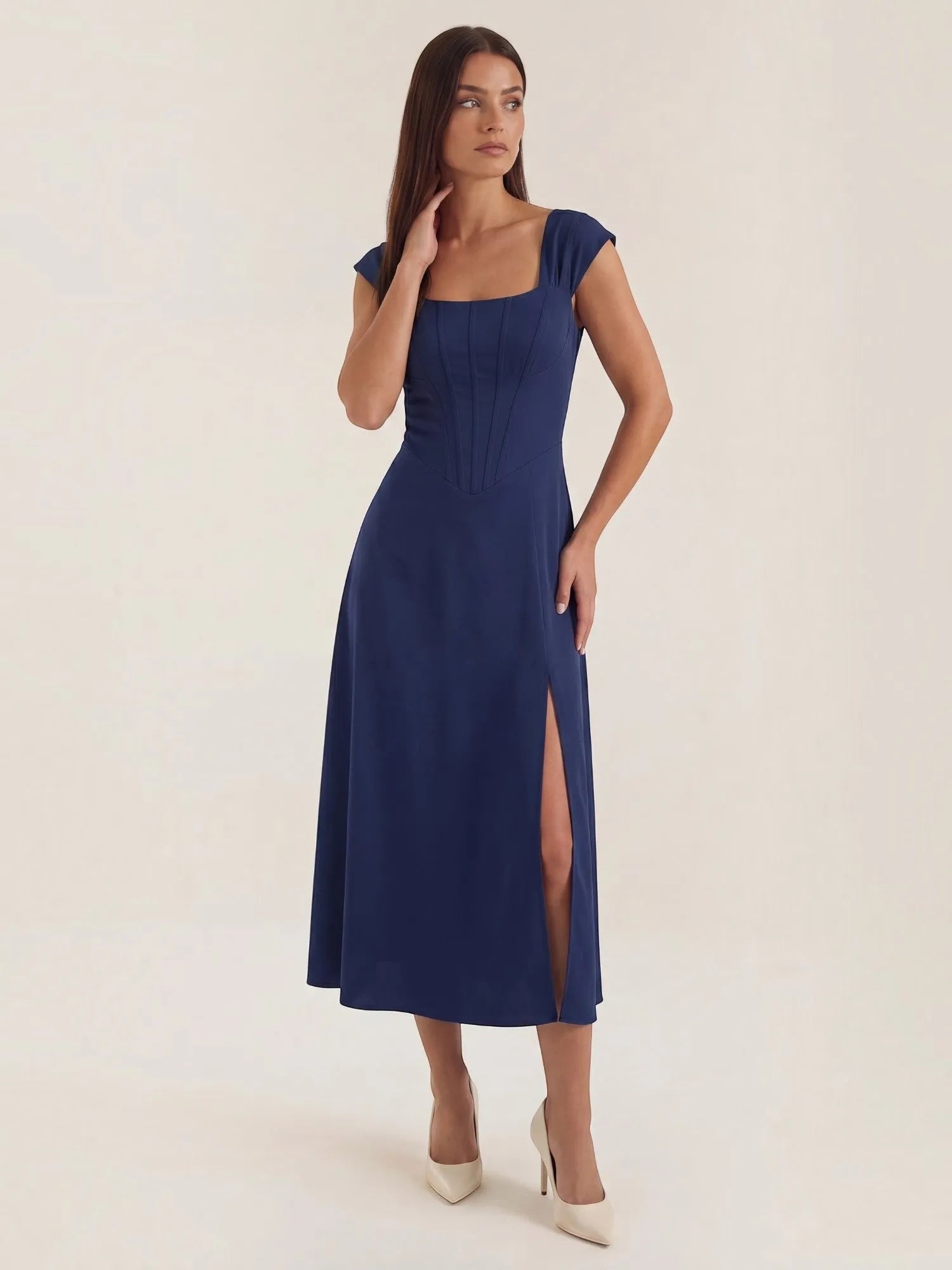 Dahlia – letnia sukienka midi damska | Butik Modowy