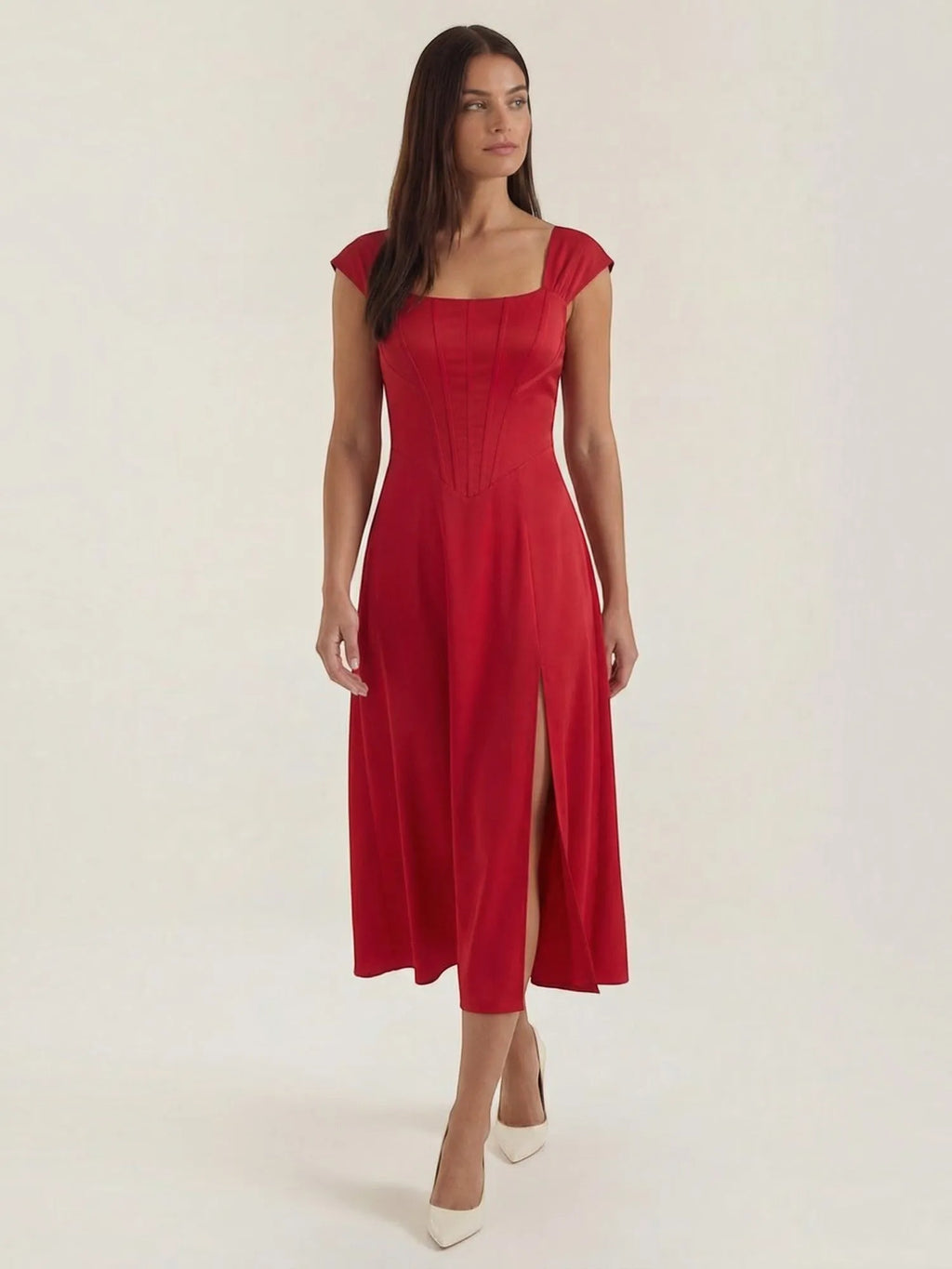 Dahlia – letnia sukienka midi damska | Butik Modowy