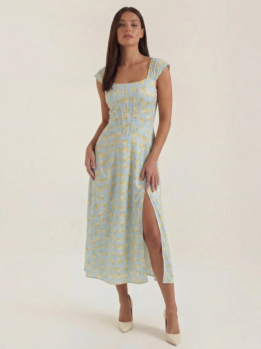 Dahlia – letnia sukienka midi damska | Butik Modowy