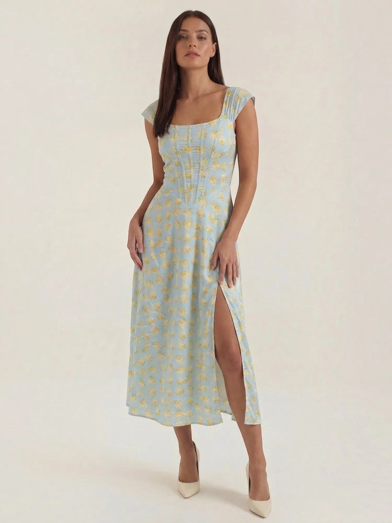Dahlia – letnia sukienka midi damska | Butik Modowy