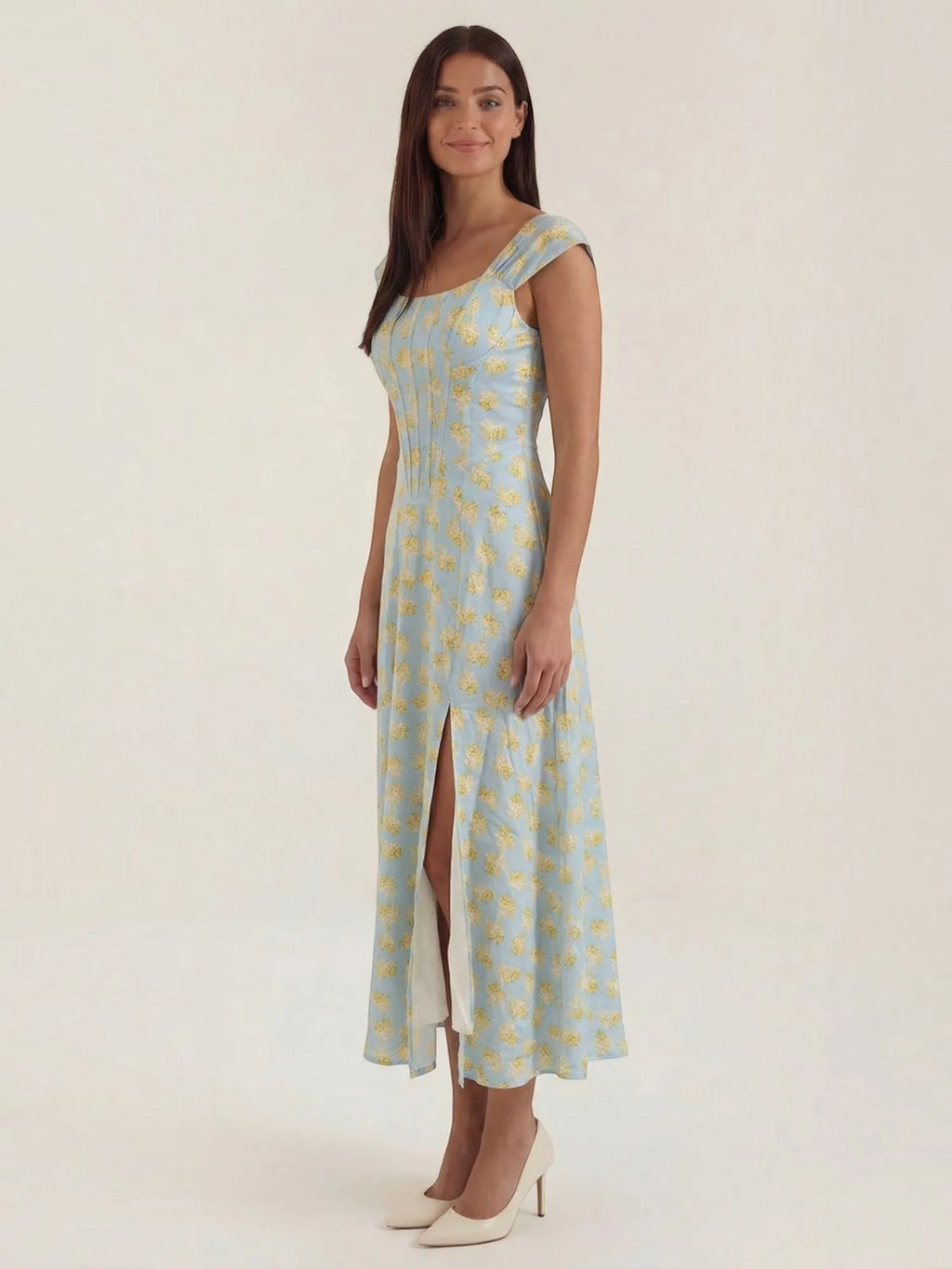 Dahlia – letnia sukienka midi damska | Butik Modowy