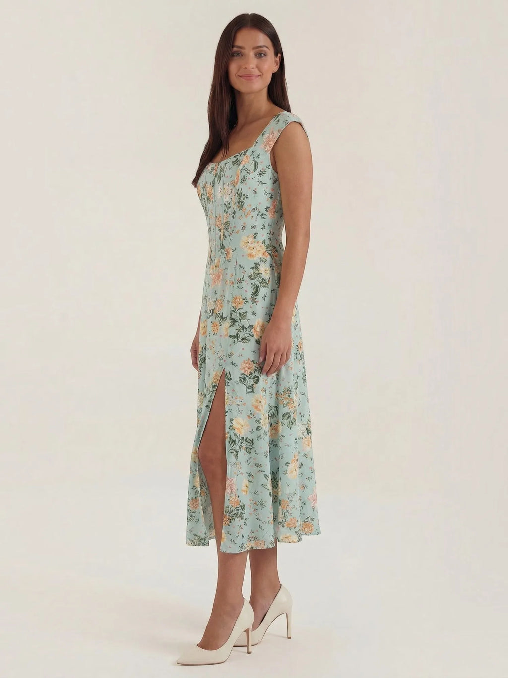 Dahlia – letnia sukienka midi damska | Butik Modowy