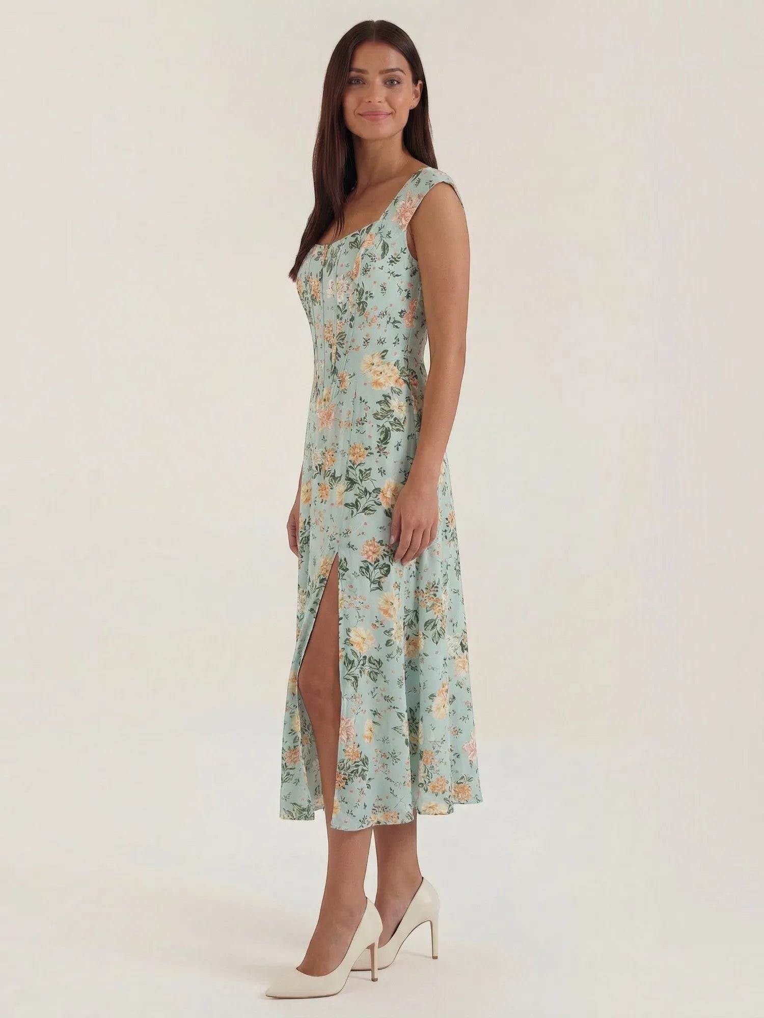 Dahlia – letnia sukienka midi damska | Butik Modowy
