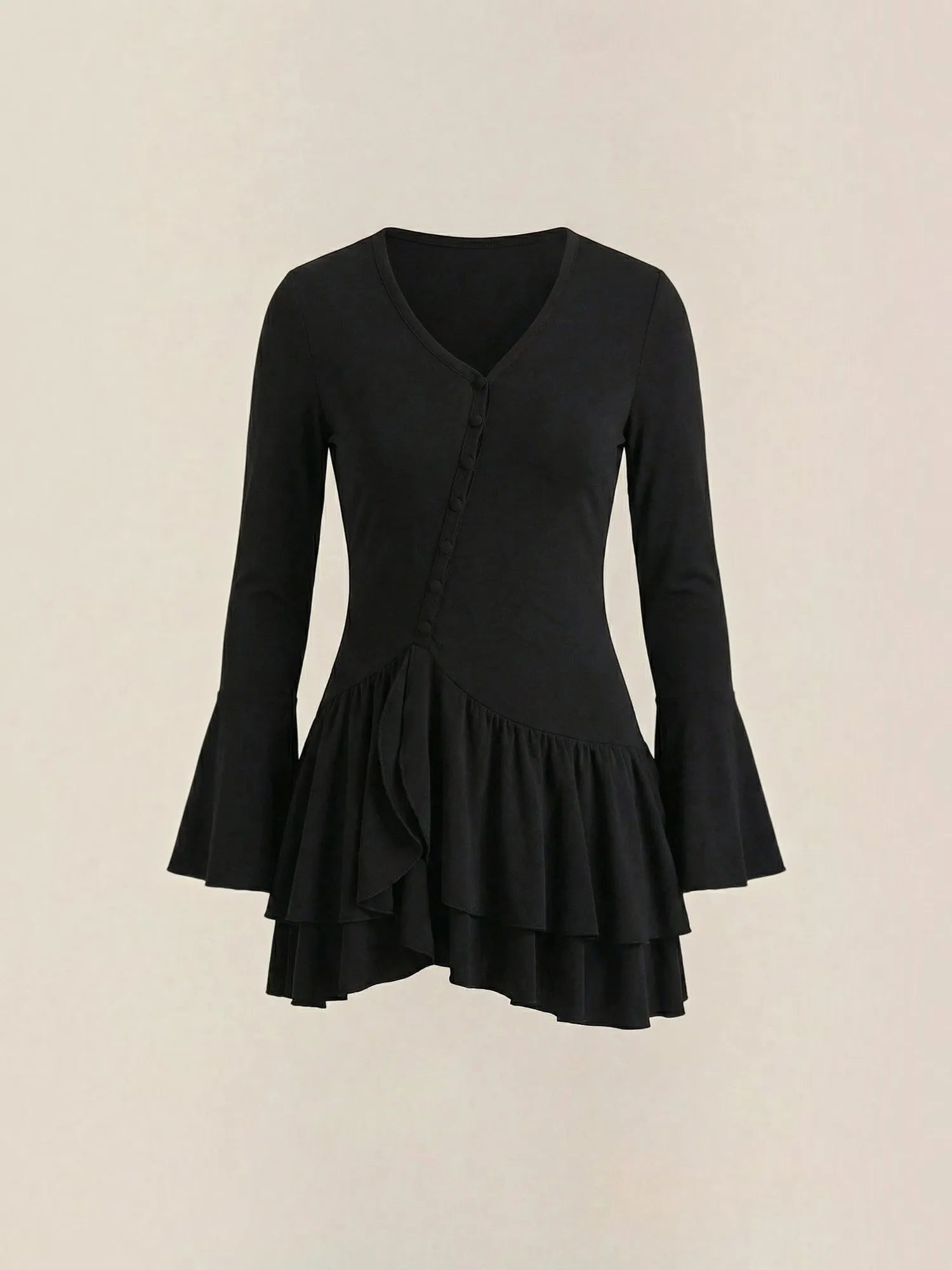 Estelle – sukienka mini damska z głębokim dekoltem V | Butik Modowy