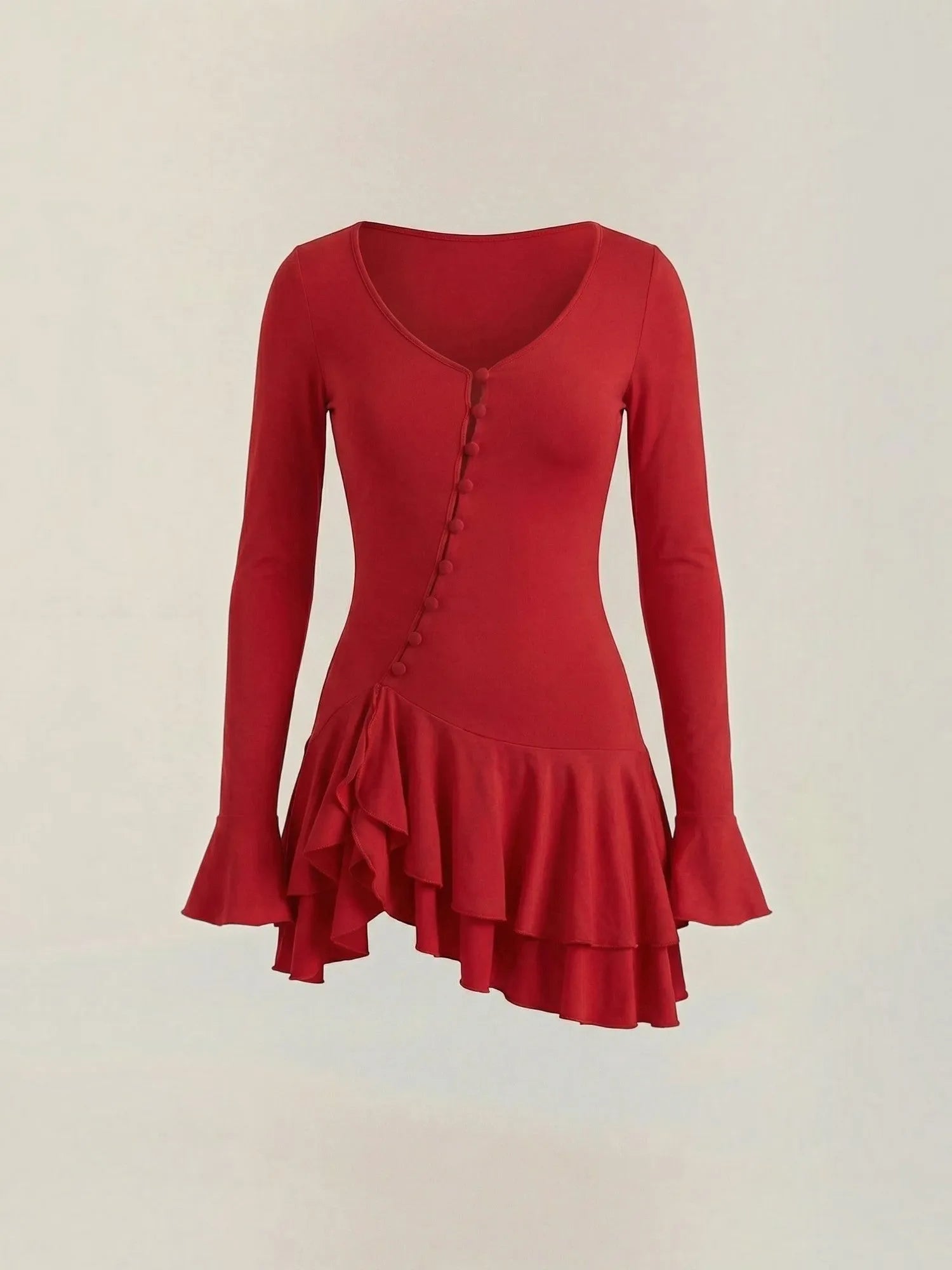 Estelle – sukienka mini damska z głębokim dekoltem V | Butik Modowy