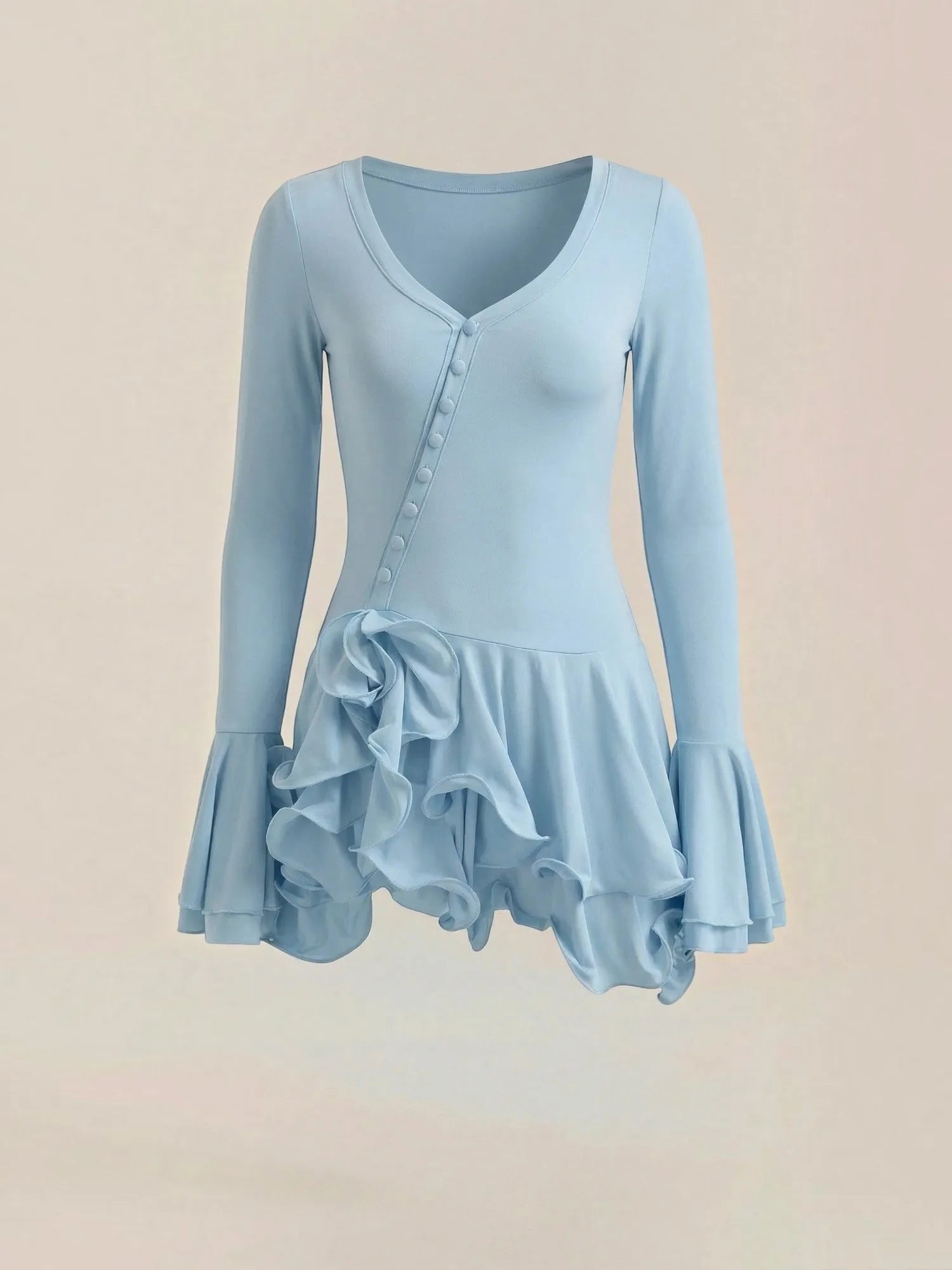 Estelle – sukienka mini damska z głębokim dekoltem V | Butik Modowy