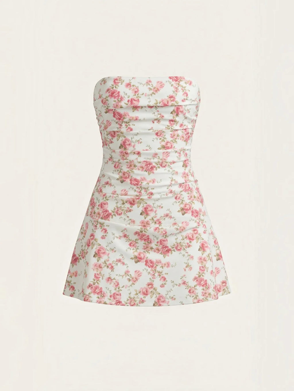 Genevieve – sukienka mini damska bez ramiączek | Butik Modowy