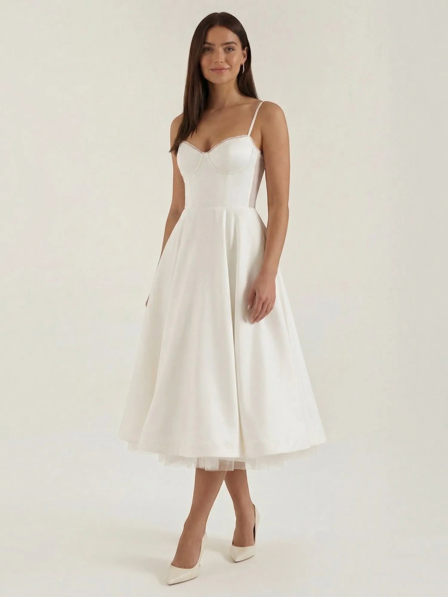 Isolde – tiulowa sukienka midi damska | Butik Modowy