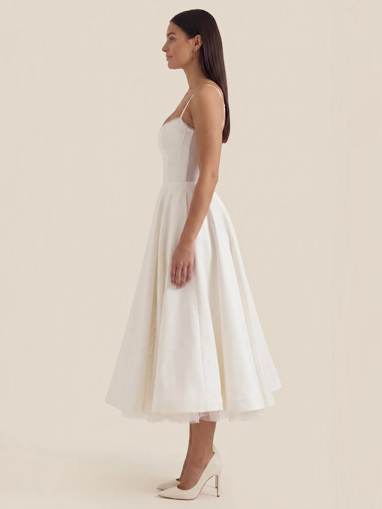 Isolde – tiulowa sukienka midi damska | Butik Modowy