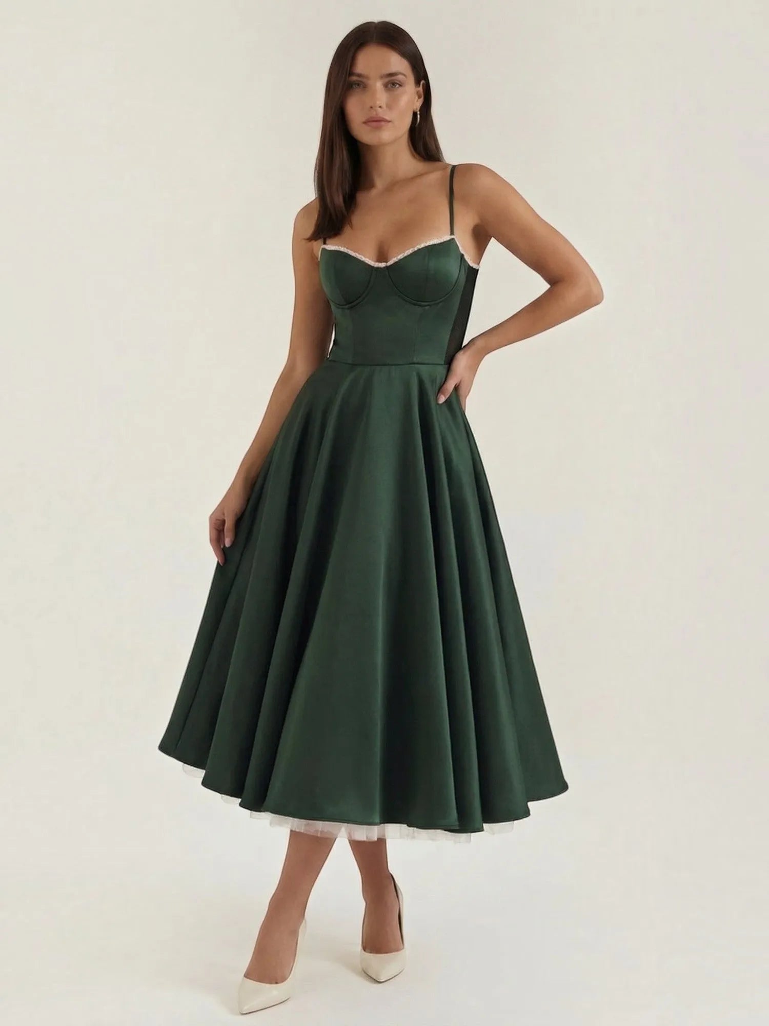 Isolde – tiulowa sukienka midi damska | Butik Modowy
