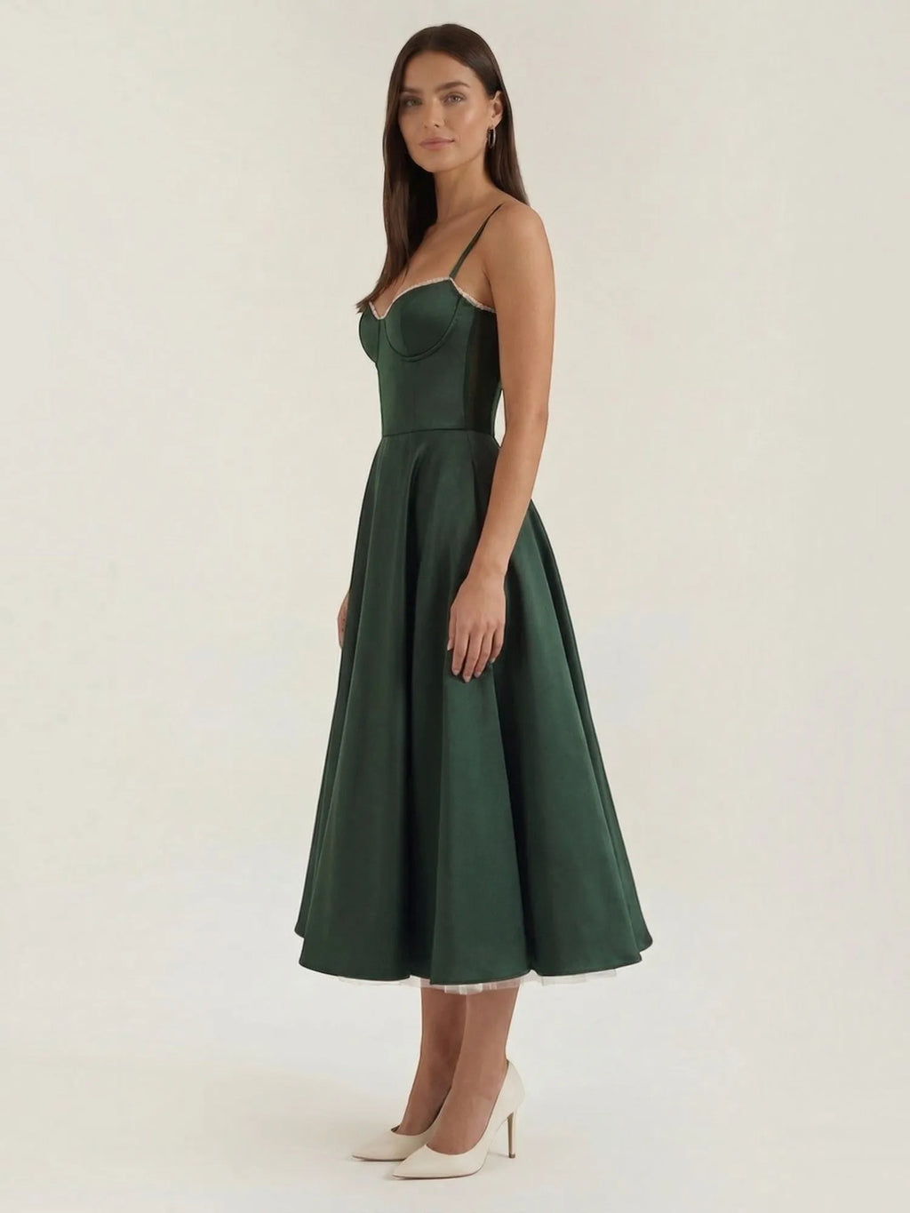 Isolde – tiulowa sukienka midi damska | Butik Modowy