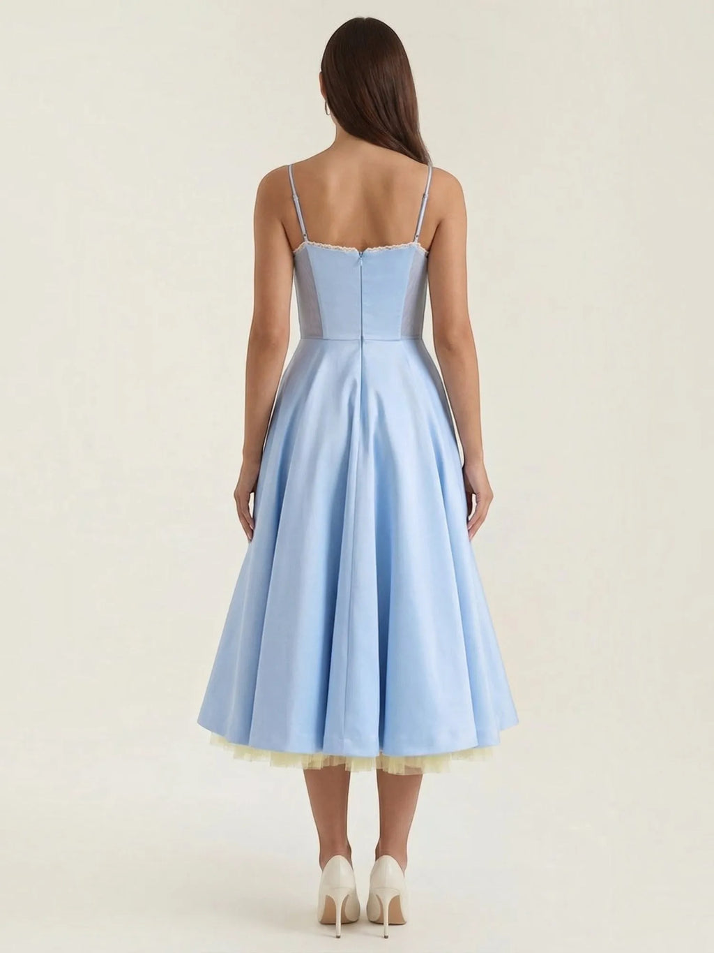 Isolde – tiulowa sukienka midi damska | Butik Modowy