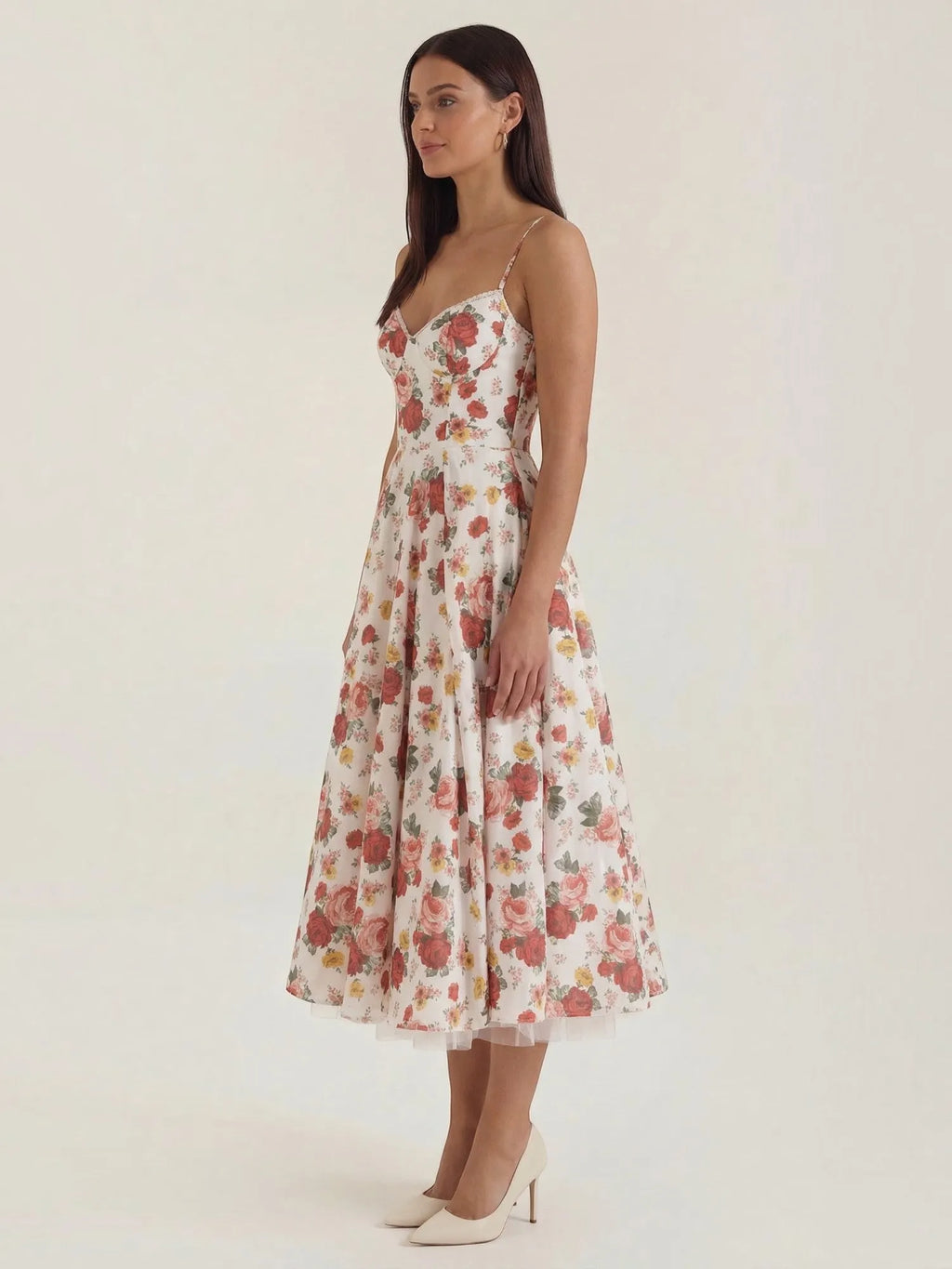 Isolde – tiulowa sukienka midi damska | Butik Modowy