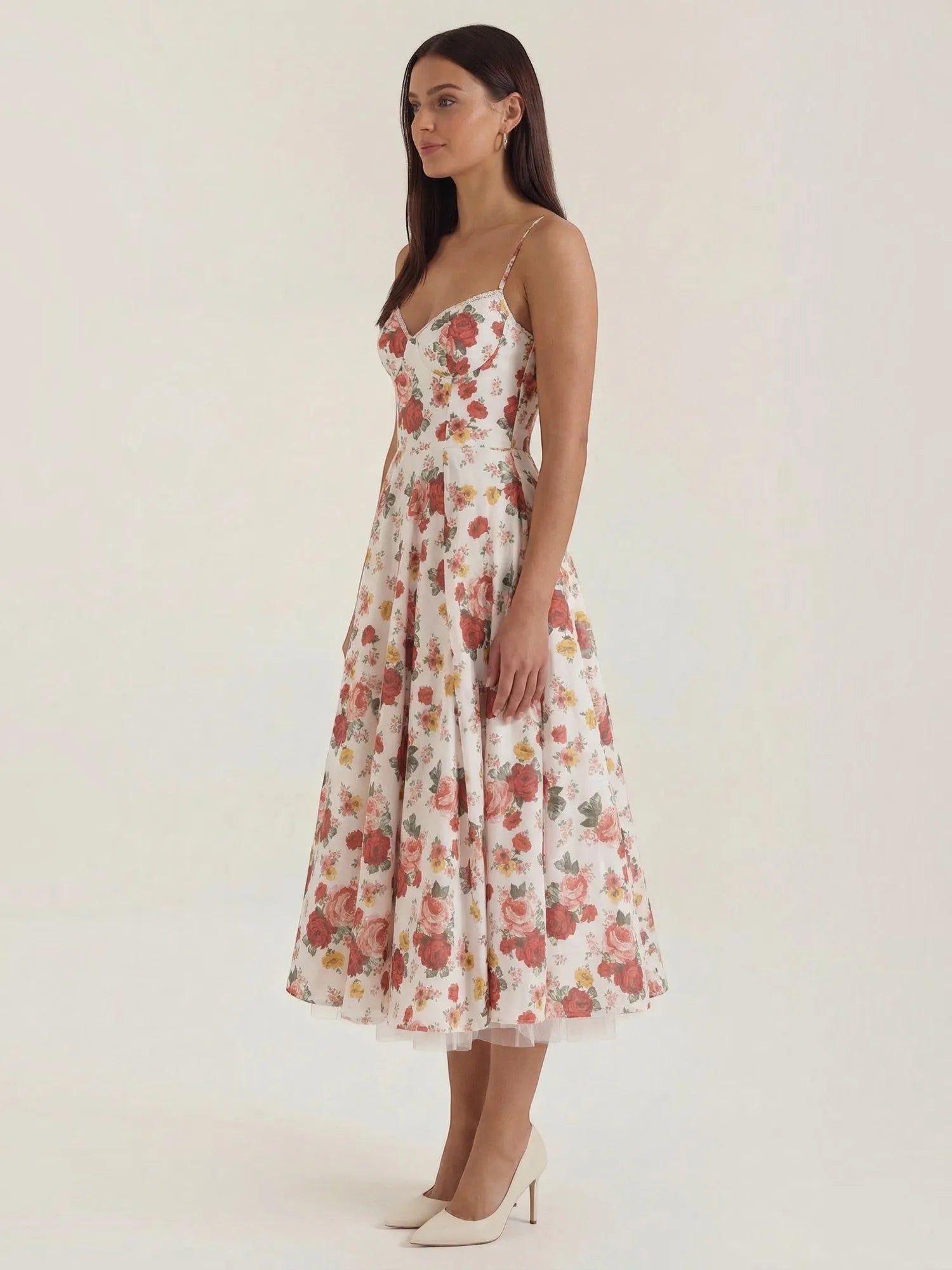 Isolde – tiulowa sukienka midi damska | Butik Modowy